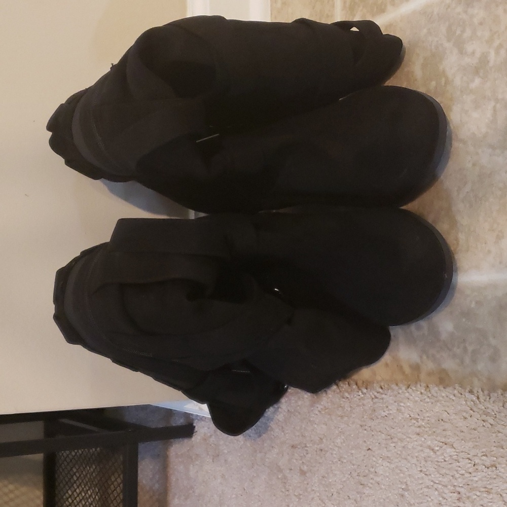 Strappy Heeled Knee Boot (WW) 10 Torrid Black - Picture 7 of 10